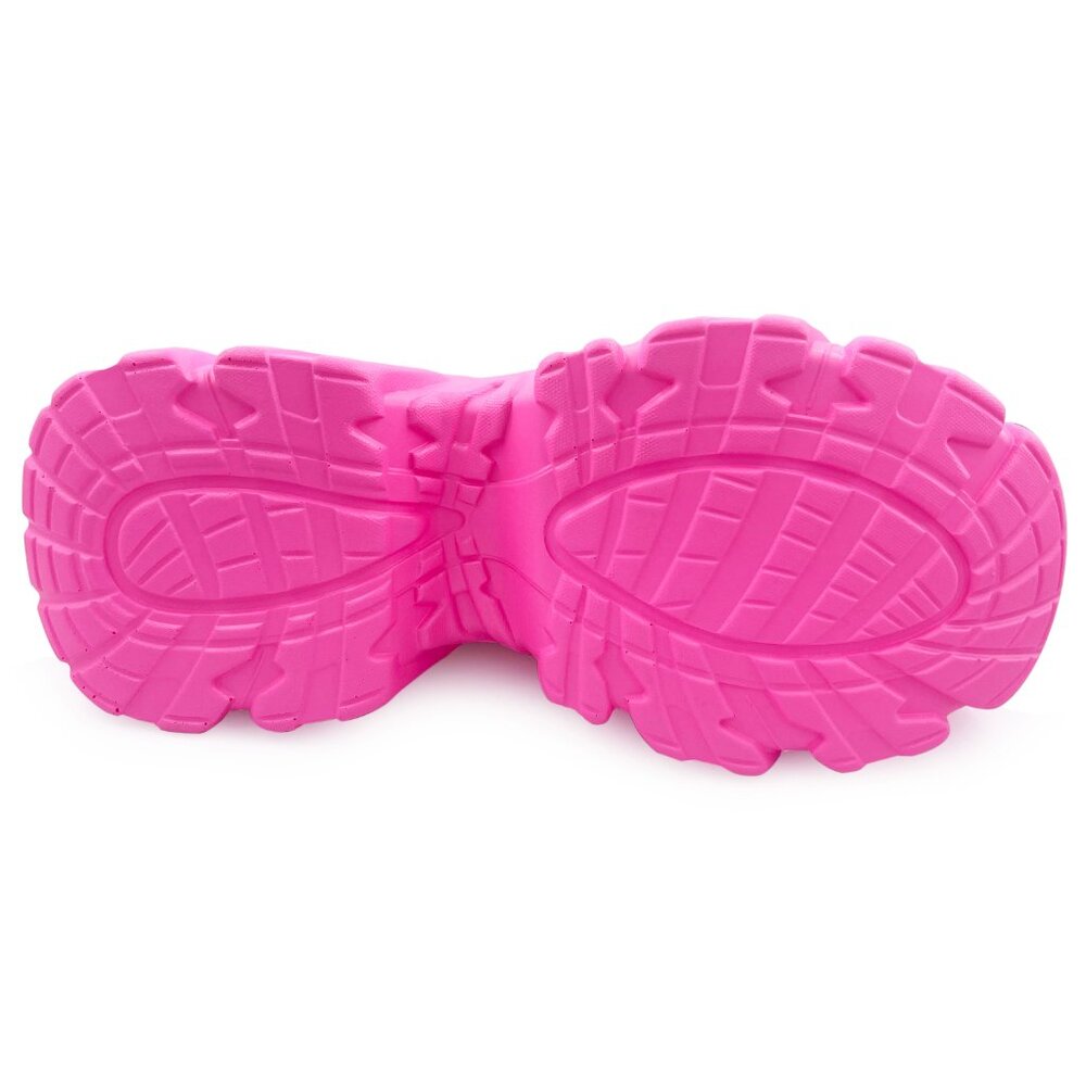 NEW BLAIR Electric Crush Neon Pink Platform Sneakers - Picture 8 of 8